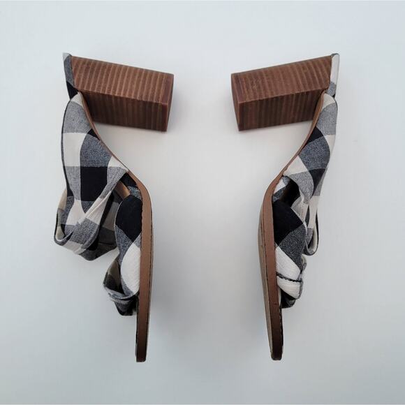 Madewell The Alexandria Mule in Gingham Check - Picture 5 of 7